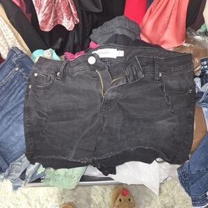Torrid Black Cutoff Shorts Size 20